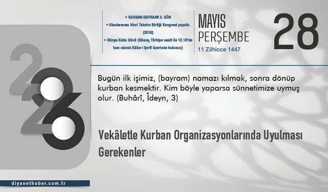 Vekâletle Kurban Organizasyonlarında Uyulması Gerekenler