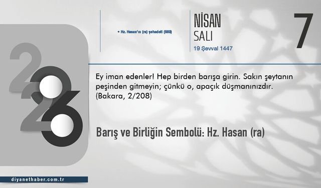 Barış ve Birliğin Sembolü: Hz. Hasan (ra)