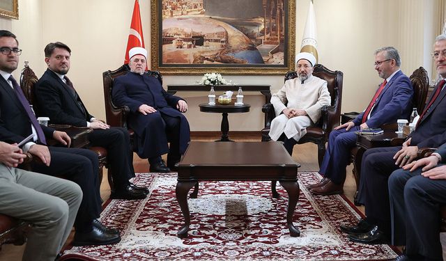 Başkan Arpaguş, Kosova İslam Birliği Başkanı Ternava’yı kabul etti