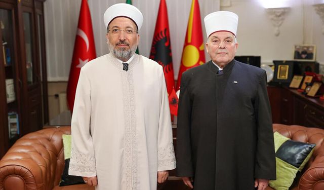 Diyanet İşleri Başkanı Arpaguş, Kuzey Makedonya’da üst düzey temaslarda bulundu