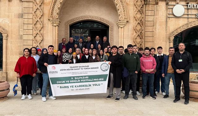 Şalpazarlı gençler Mardin'i keşfetti