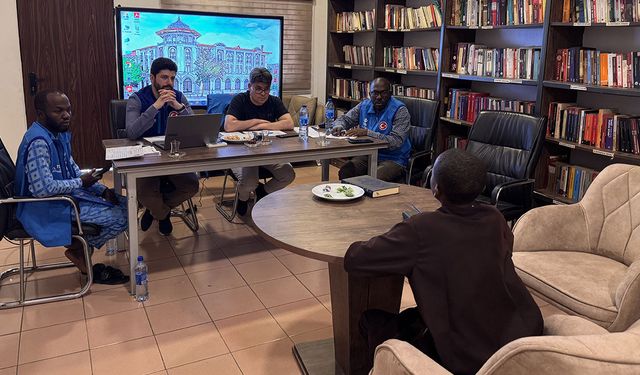 Nijeryalı öğrenciler, TDV bursu için sınav ve mülakata girdi