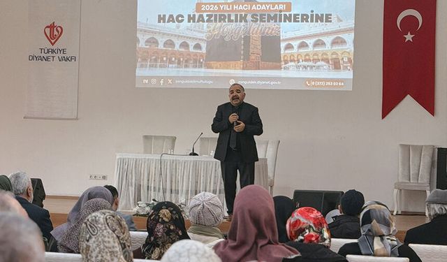 Zonguldak'ta hac eğitim seminerleri tamamlandı