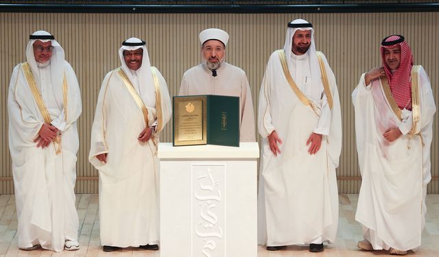 Diyanet'e "En Başarılı Hac Organizasyonu" ödülü