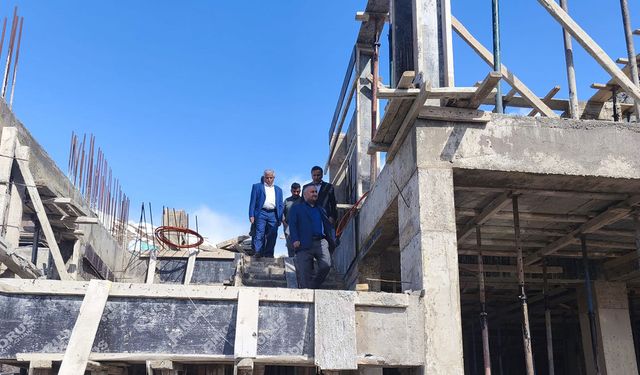 Şehit Uzman Çavuş Nedim Korkmaz Camii inşaatı sürüyor