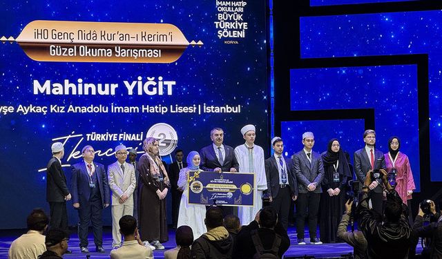 Genç nidalar ödüllerini aldı