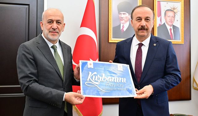 Isparta Valisi Erin, kurban vekaletini TDV’ye verdi
