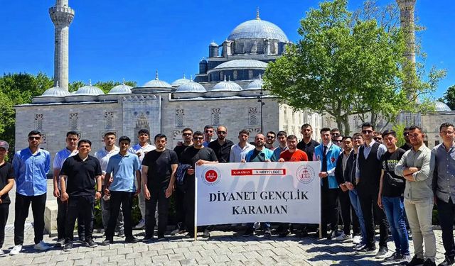 Karaman Diyanet Gençlik gezide buluştu