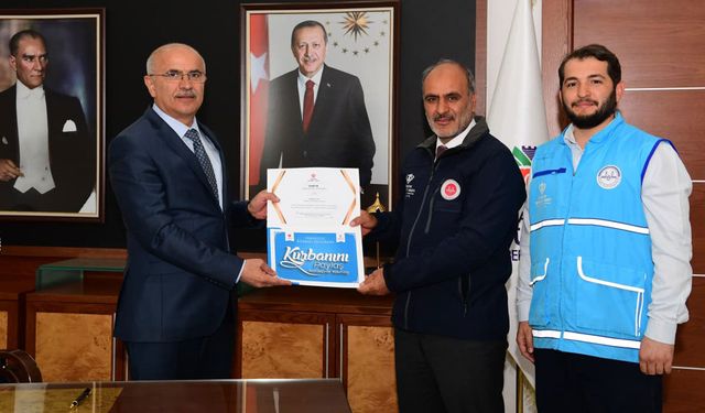 Belediye Başkanı Er'den TDV'ye destek