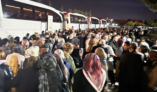 Malatyalı hacı adayları kutsal topraklara uğurlandı
