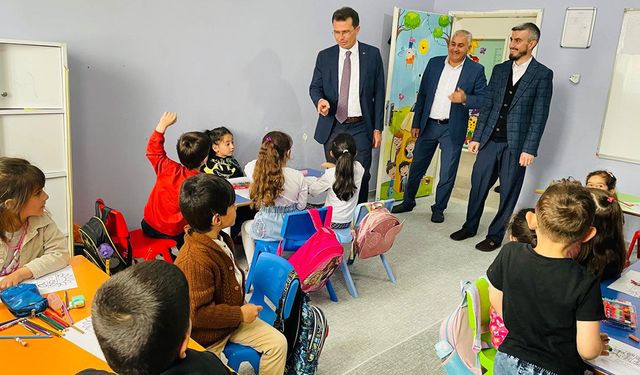 Narman Kaymakamı Adıbelli, Kur'an kursu öğrencileriyle buluştu