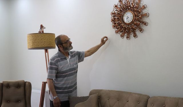 Ömrünü verdiği sanat, evinin en değerli süsüne dönüştü