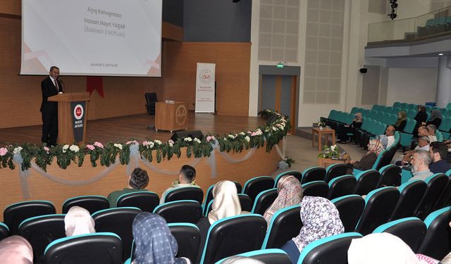Balıkesir'de Acil Durumlarda Manevi Danışmanlık ve Rehberlik semineri düzenlendi
