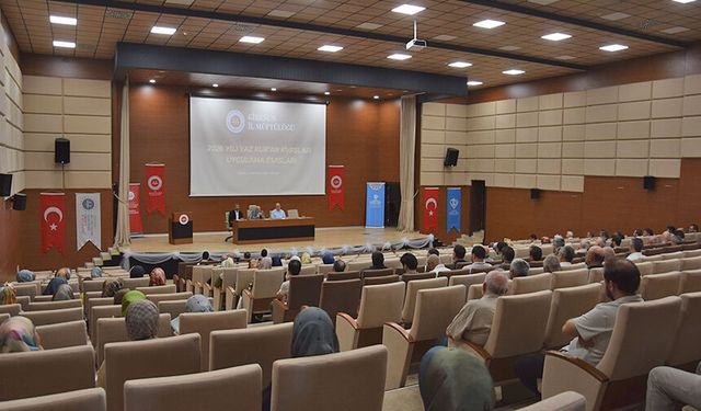 Yaz Kur'an Kursları eğitim seminerleri