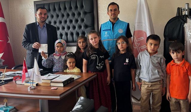 Kıbrıscıklı miniklerden anlamlı yardım
