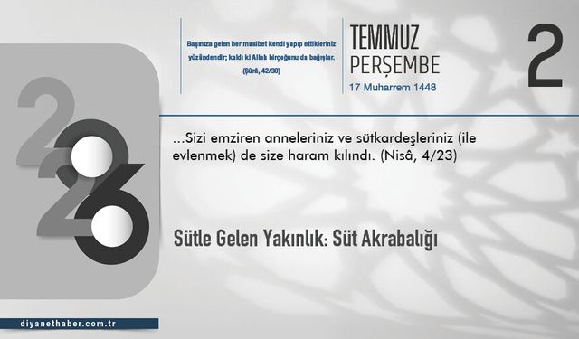 Sütle Gelen Yakınlık: Süt Akrabalığı