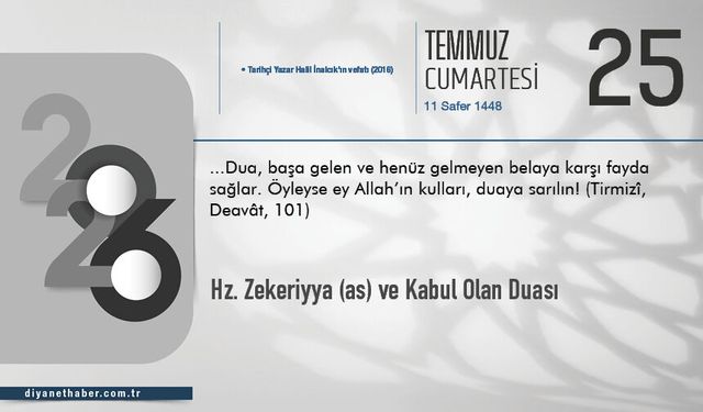 Hz. Zekeriyya (as) ve Kabul Olan Duası