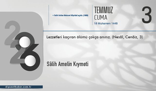 Sâlih Amelin Kıymeti