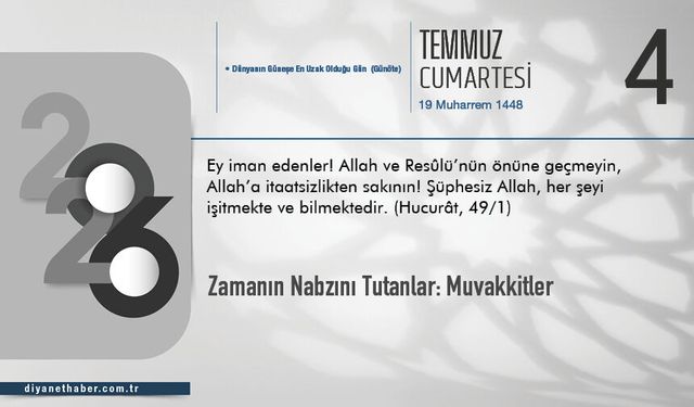 Zamanın Nabzını Tutanlar: Muvakkitler