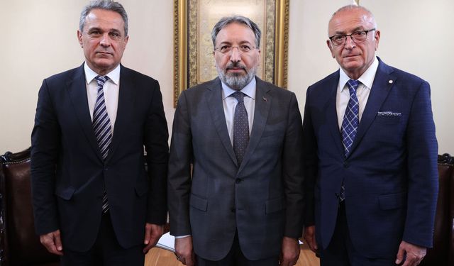 Başkan Arpaguş, Alevi Vakıflar Federasyonu heyetini kabul etti