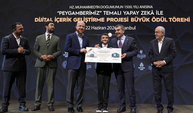 Çamlıca Camii'nde proje ödülleri sahiplerini buldu