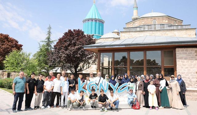 Mezitli'den başarılı hafızlık öğrencileri gezide buluştu