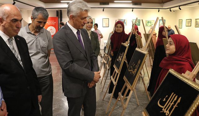 Mersin'de "Mevlid-i Nebi Sanat Sergisi" açıldı