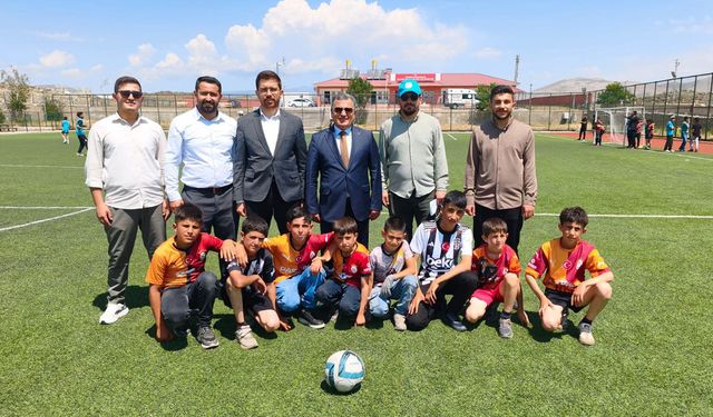 Çaldıran'da Yaz Kur’an Kursu öğrencileri futbol turnuvasında buluştu