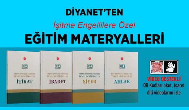 Diyanet'ten İşitme Engellilere Özel Temel Dini Bilgiler Seti