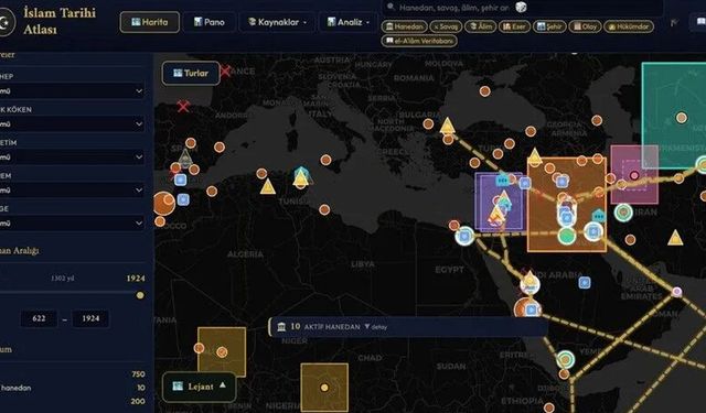 1300 yıllık İslam tarihi tek bir atlas üzerinde buluştu