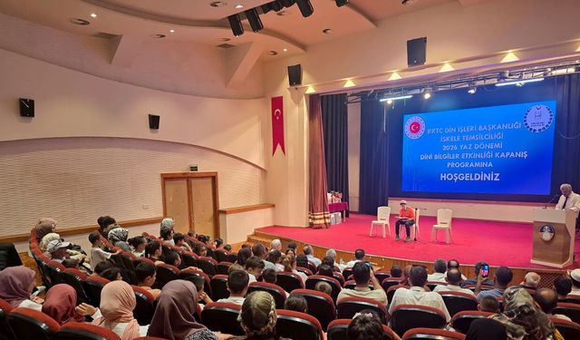 KKTC’de Yaz Dönemi Dini Bilgiler Etkinlikleri Kapanış Programları Düzenlendi