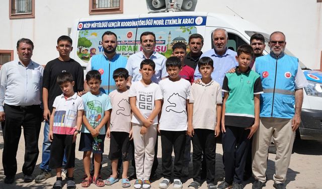Nizip'te Mobil Etkinlik Aracı çocukları sevindirdi