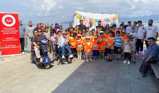 Yaz Kur'an kursu öğrencileri ile engelsiz buluşma