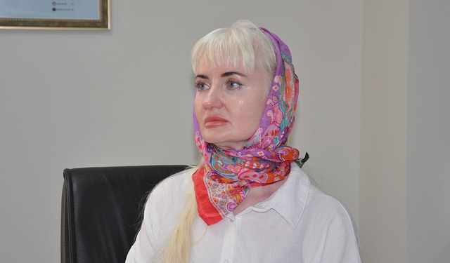 Mersin'de yaşayan Rus kadın Müslüman oldu