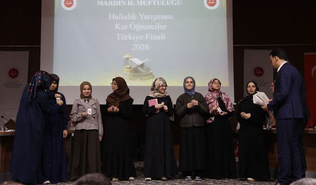 Mardin'de "Hafızlık Yarışması Türkiye Finali" düzenlendi