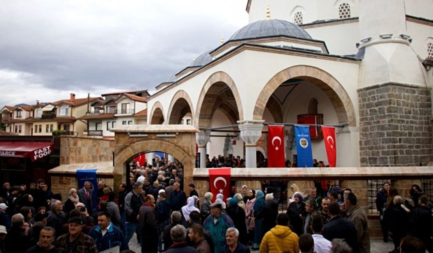 Ohri Ali Paşa Camii'nden 107 yıl sonra ezan okundu