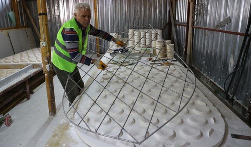Selimiye Camii'ndeki restorasyon çalışmaları devam ediyor