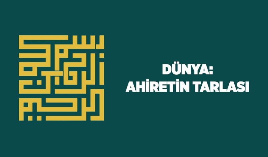 Dünya: Ahiretin Tarlası