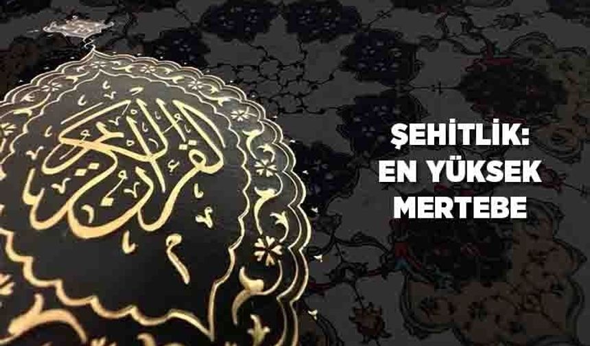 Şehitlik: En Yüksek Mertebe