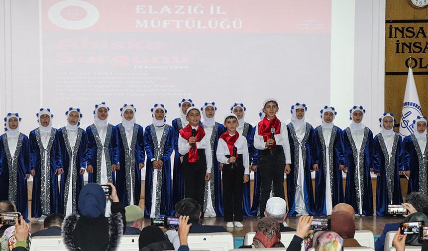 Elazığ'da Ahıska Türkleri anıldı