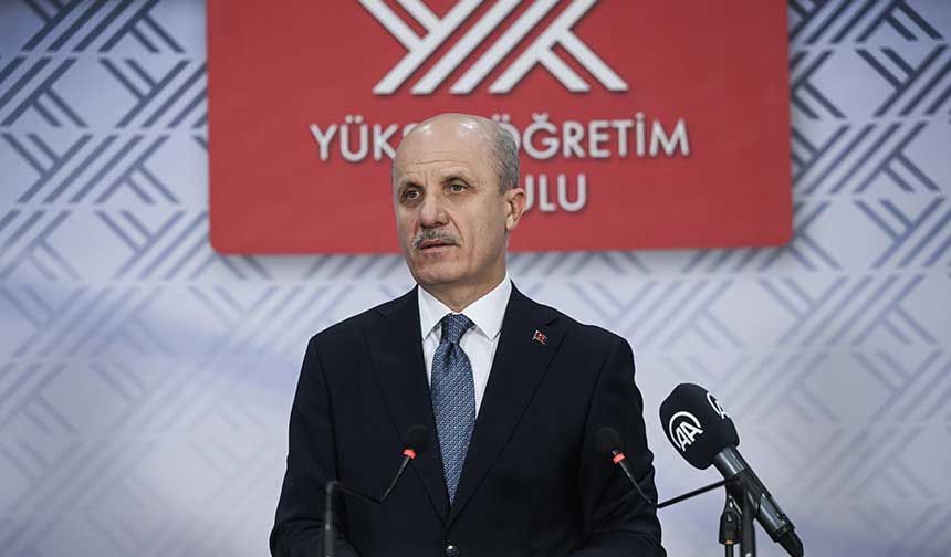 Üniversitenin 3 yılda bitirilebilmesine ilişkin uygulama gelecek yıl hayata geçirilecek