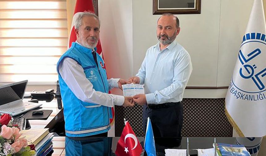 Kilis İl Müftü yardımcılarından TDV'nin kurban organizasyonuna destek
