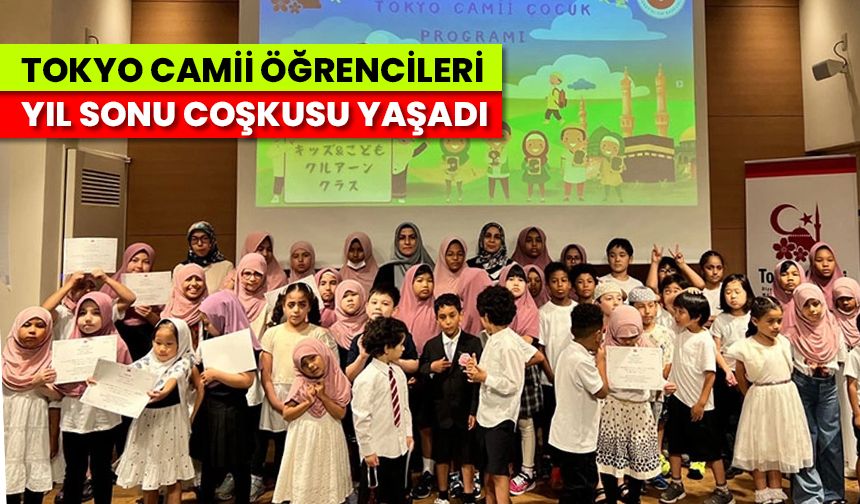Tokyo Camii öğrencileri yıl sonu coşkusu yaşadı