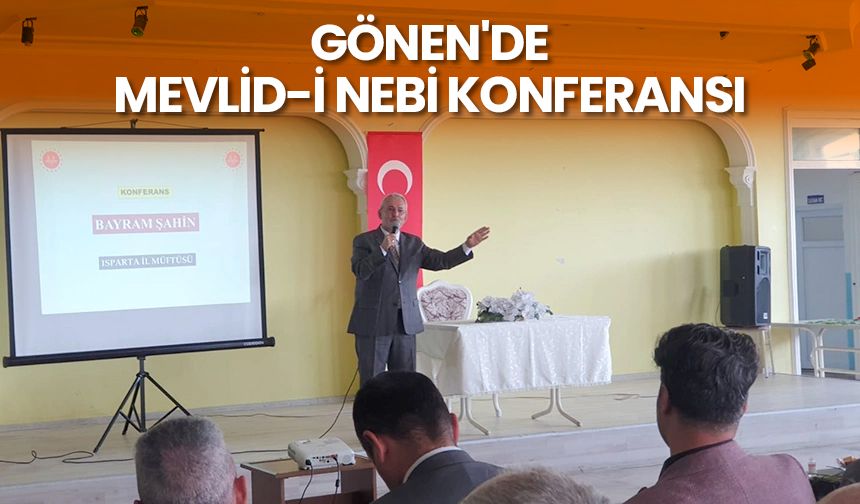 Gönen'de Mevlid-i Nebi konferansı