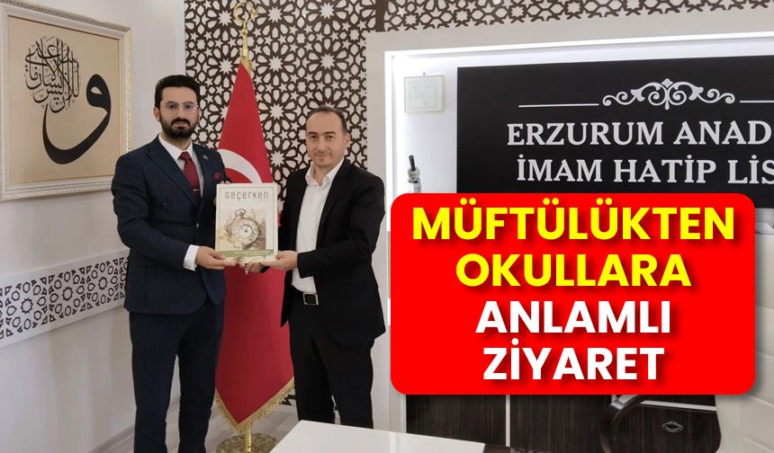 Müftülükten okullara anlamlı ziyaret