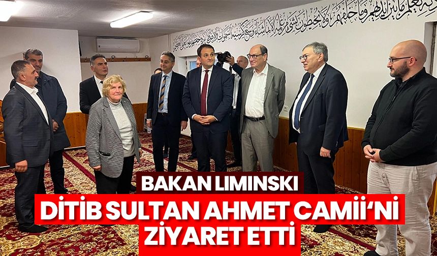 Bakan Liminski, DİTİB Sultan Ahmet Camii‘ni ziyaret etti