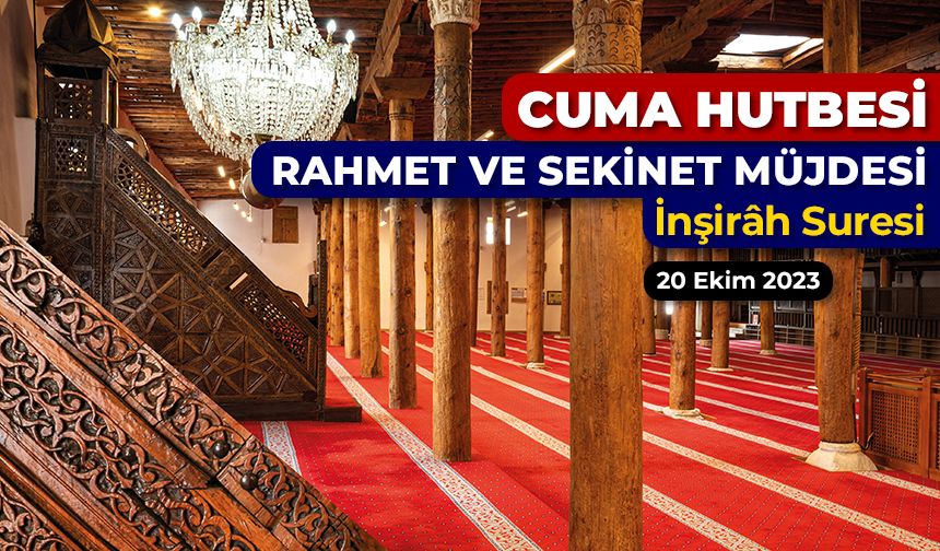 20 Ekim 2023 - Cuma Hutbesi