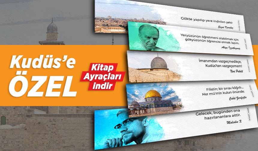 Kudüs'e özel kitap ayraçları