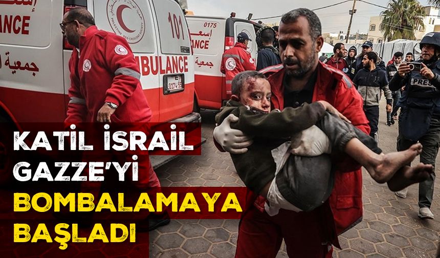 Katil İsrail, Gazze Şeridi'nin güneyindeki en büyük yerleşim yeri Han Yunus’u savaş alanı ilan etti﻿﻿