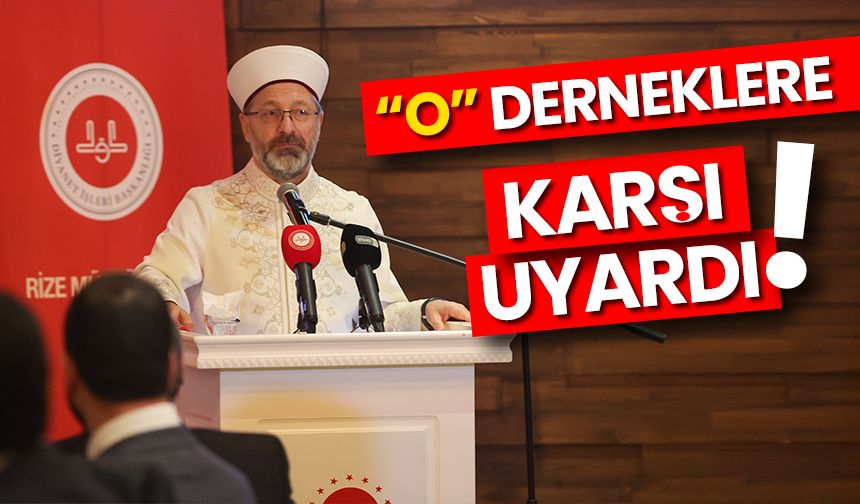 Erbaş: Aileyi bozan derneklere karşı aile irşat büroları kuruyoruz